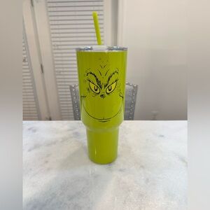 Dr Seuss's How The GRINCH Stole Christmas Holiday 40oz Tumbler w/ Lid & Handle